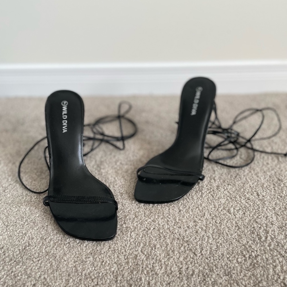 Black Strappy Sandals